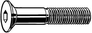 (ELVZ) Verzonken schroef binnenzeskant M8 x 30MM (200 stuks)