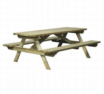 Picknicktafel, 180 cm lang