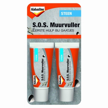 Alabastine muurvuller sos wit 20 ml 2 stuks