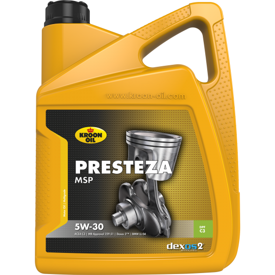 Kroon-oil, PRESTEZA MSP 5W-30, 5 L CAN.