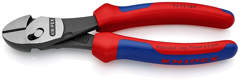 Knipex Kracht-Zijsnijtang Twinforce 180 mm, (7372180).