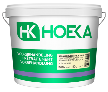 Hoeka Renovatievoorstrijk Grof 10L.