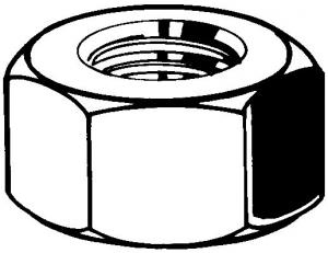 (ELVZ) Zeskantmoer M3 (250 stuks)