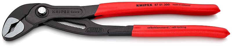 Knipex Waterpomptang Cobra gepolijst 300 mm, (8701300).