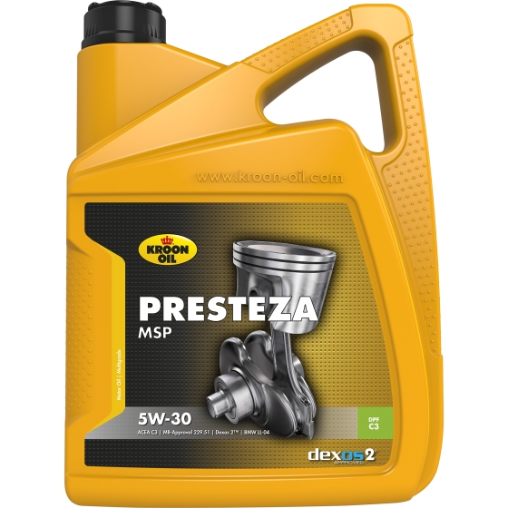 Kroon-oil, PRESTEZA MSP 5W-30, 5 L CAN.