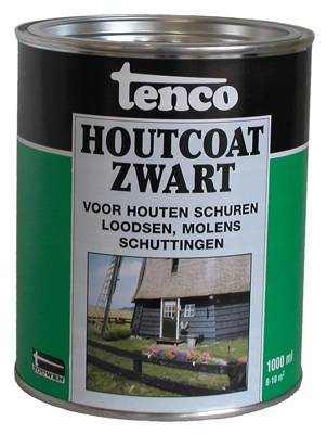 Houtcoat Zwart